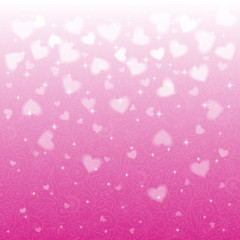 Romantic elegant floral abstract background