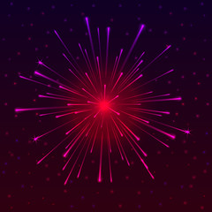 Fototapeta na wymiar Celebratory Fireworks