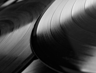 Vinyl records background