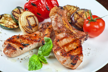 meat with vegetable