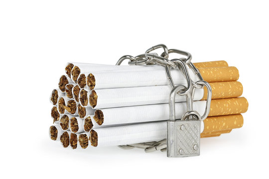 chained cigarettes