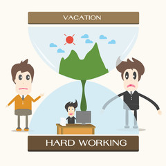 back to work hard,Businessman