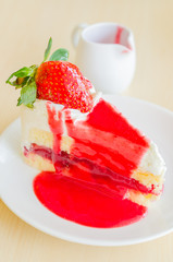 Cake strawberry