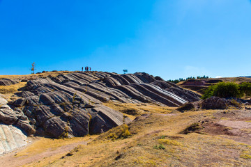 Inca Wall in SAQSAYWAMAN, Peru, South America.