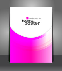 Abstract Stylish presentation of business poster