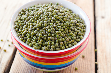 Mung beans in a bowl