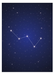 Obraz na płótnie Canvas Constellation Cassiopeia