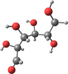 Obraz premium Glucose model