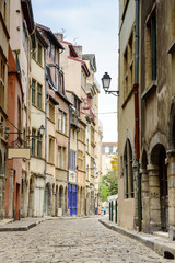 Fototapeta na wymiar Buildings in Lyon, France