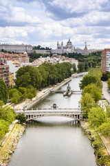 Fototapeta premium Panorama of Madrid, Capital City of Spain, Europe