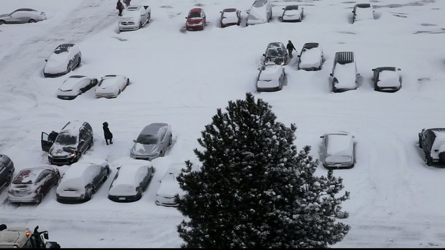 Stationnement en hiver