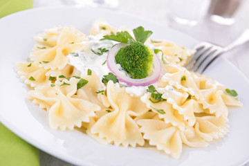 pasta with cream