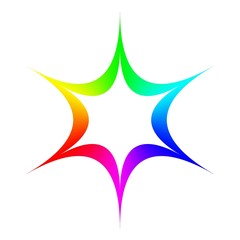 Rainbow star