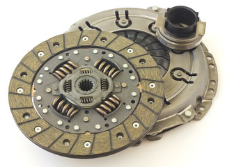 Car clutch isolated