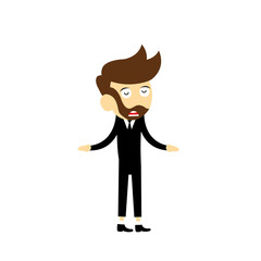 manager vector cartoon