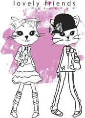 fashion cats