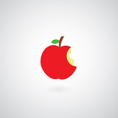 Red apple vector