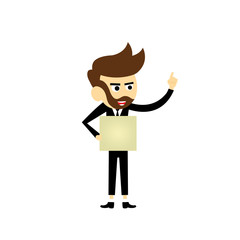 manager vector cartoon