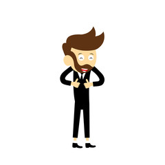 manager vector cartoon
