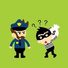 thief and policeman