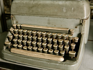 vintage typewriter