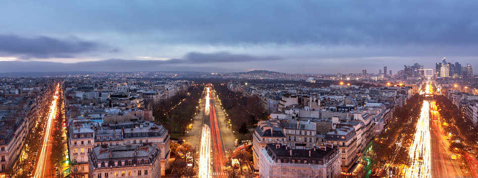 Fototapeta Paris, by night