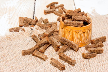 Сухарики ржаные