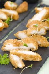 Wasabi Chicken - Battered fried chicken fillets with wasabi mayo