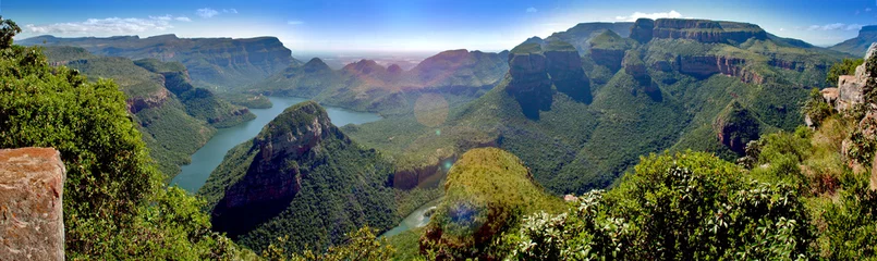 Fotobehang Zuid-Afrika Blyde Canyon (Zuid-Afrika) Panorama
