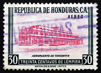 Postage stamp Honduras 1956 Toncontin Airport, Tegucigalpa
