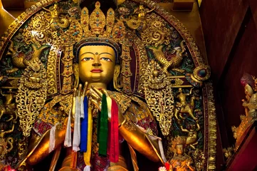 Rolgordijnen Boudhanath temple Buddha in the Kathmandu valley © 3532studio