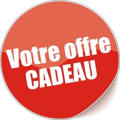 étiquette votre offre cadeau