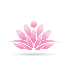 Vector Logo Lotus Person