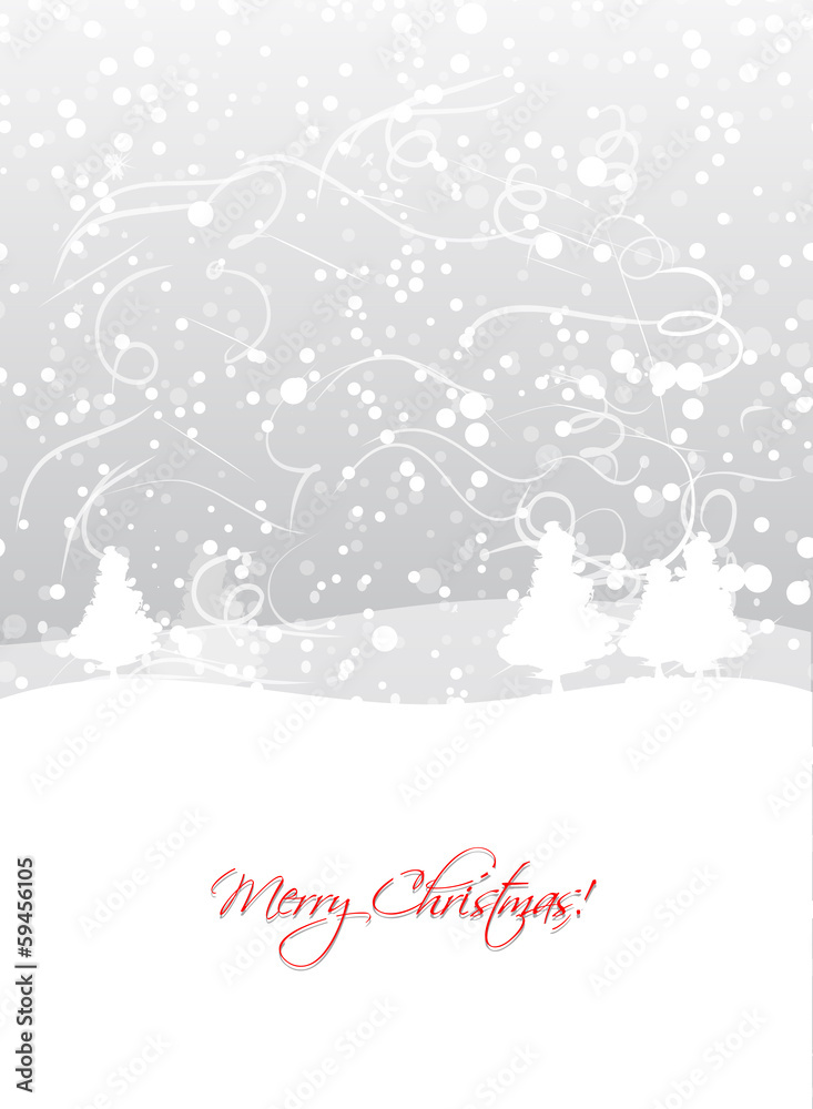 Wall mural christmas background for your design