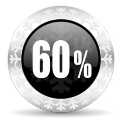 60 percent christmas icon