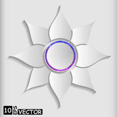 abstract flower element