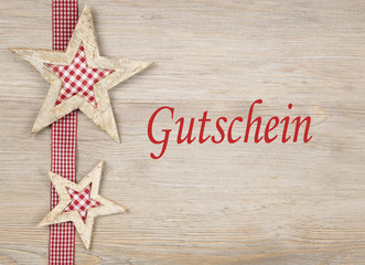 Gutschein Weihnachten