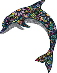 Cheerful dolphin