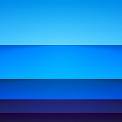 Abstract blue paper rectangle shapes background