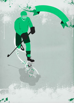 ice hockey sport background