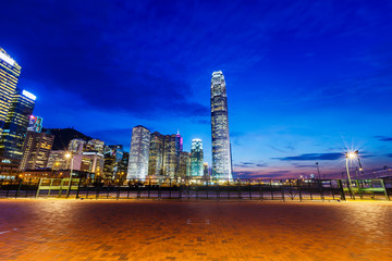 Fototapeta premium Hong Kong by night