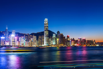 Fototapeta premium Hong Kong skyline
