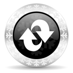 rotation christmas icon