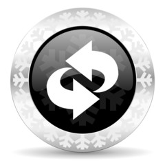 rotation christmas icon