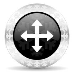 Obraz premium arrow christmas icon