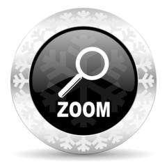 zoom christmas icon