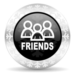 friends christmas icon