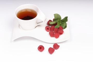 Still life with cup of tea