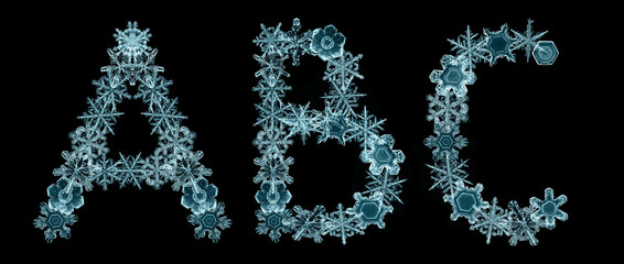 snow font