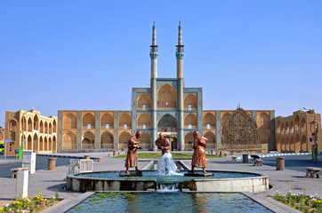 Amir Chakhmaq Complex in Yazd,Iran - obrazy, fototapety, plakaty